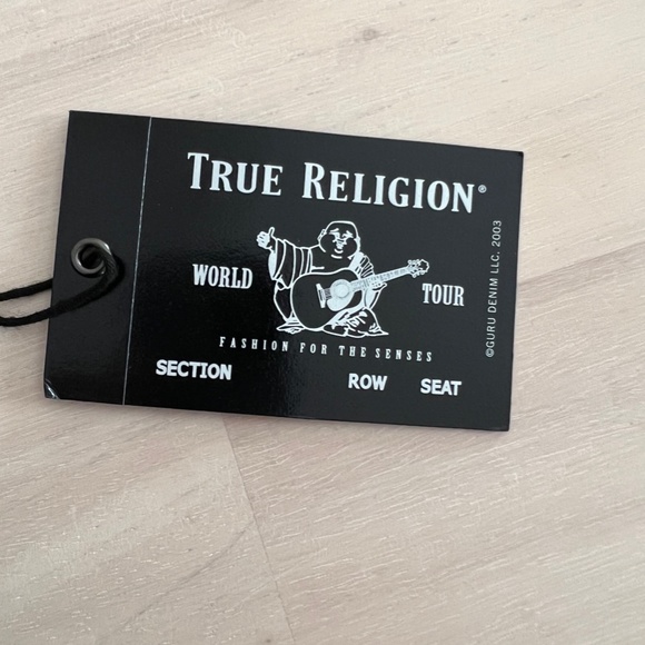 NWT Teen Boy True Religion Black Cotton Jeans - Rocco Skinny Size 14 Inseam 29" - Picture 8 of 15